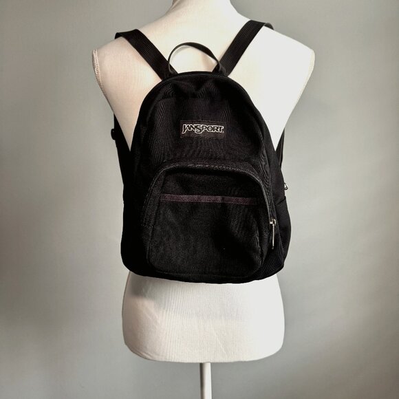Jansport Black Mini Backpack / Versatile / Mini Diaper Bag / On the Go - Picture 1 of 8